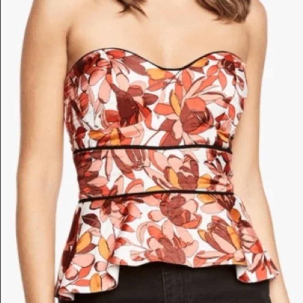 Bardot Arlo Fleur Bustier Top